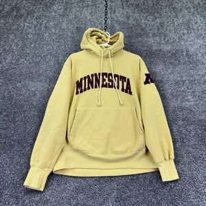Minnesota Golden Gophers Sweatshirt Mens Medium Gold Signature Concepts Hoodie